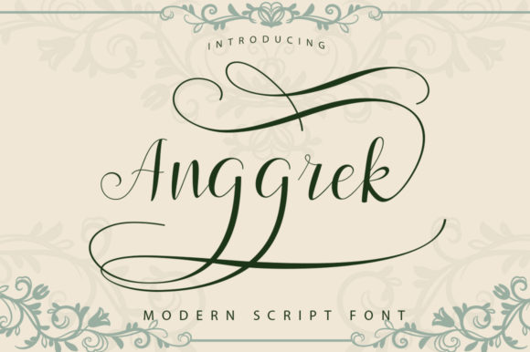 Anggrek Font: Modern Script for Handmade Labels
