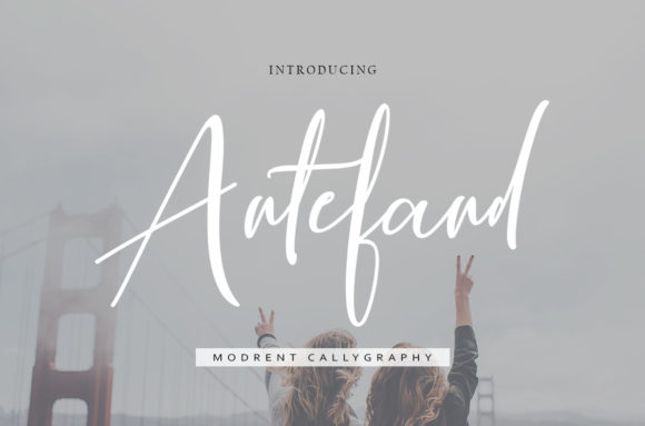 Antefand: A Designer’s Take on This Script Amp Font