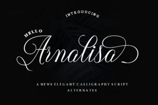 Arnalisa: The Perfect Script Font for Chic Editorial Design