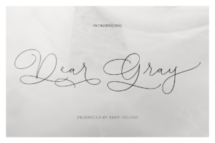 Dear Gray Font: Elevating Handmade Labels & Stationery