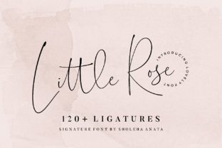 Little Rose: A Signature Font for Stunning Web Designs