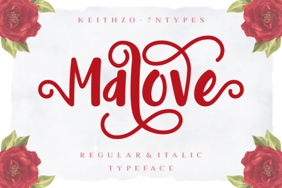 Malove Font Review: Playful Script for Digital Campaigns
