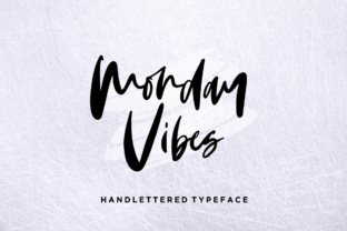 Monday Vibes Font: Fresh Hand Lettering for Brand Identity