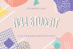 New Student Font: A Handwritten Typeface for Editorial Design