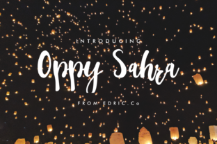 Oppy Sahra Font Review: Elevating Campaign Visuals
