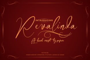 Revalinda Font: Feminine Handwritten Style for Business