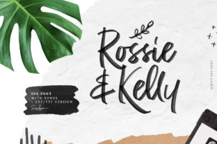Rossie Kelly Font: Elegant Script for Handmade Labels
