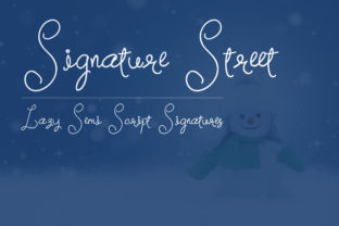 Signature Street Font: Handwritten Charm for Makers