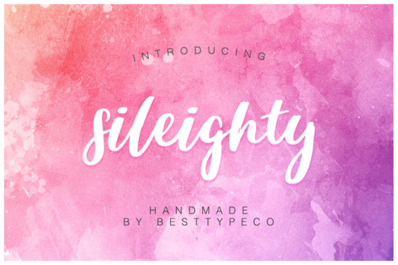 Sileighty Font: A Playful Typeface for Branding