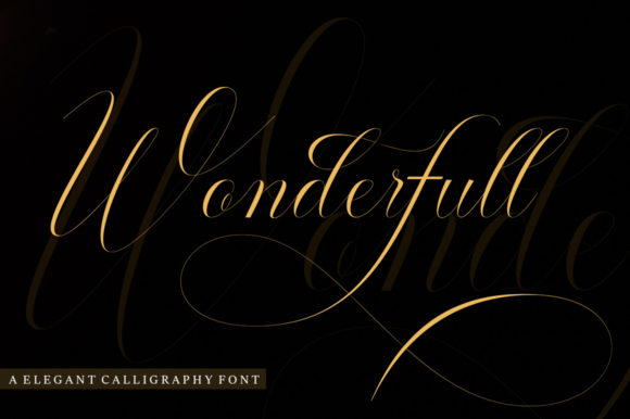 Testing the Wonderfull Font for Luxury Brand Identity
