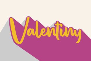 Valentiny Duo: A Handwritten Font for Editorial Design