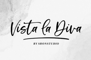 Vista La Diva Font: Romantic Script for Web Design