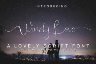 Windy Love Font: Handwritten Charm for Makers